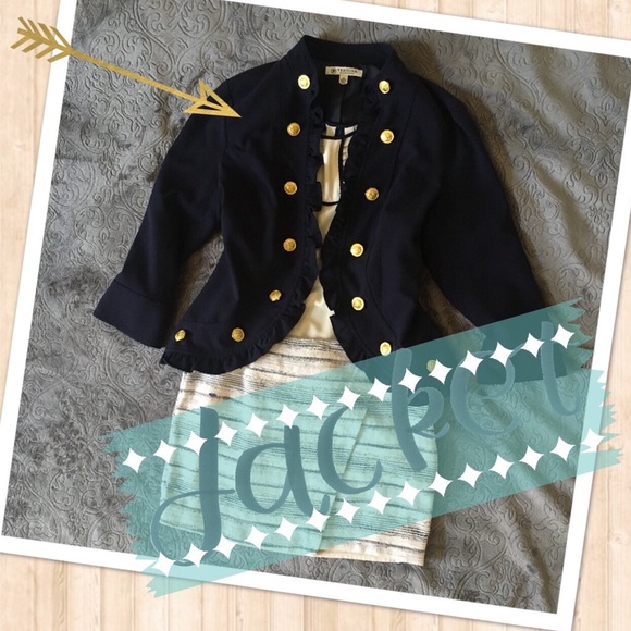 Like New Military Double Breasted Blazer - Picture 8 of 8